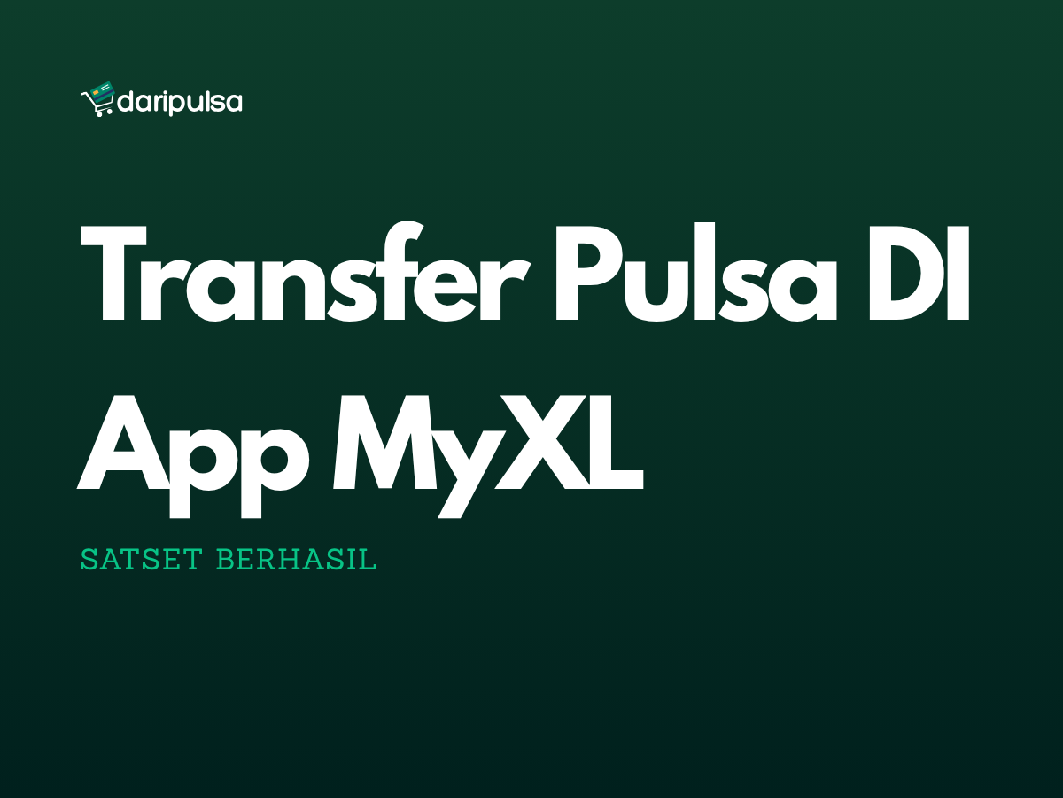 Transfer Pulsa Pakai Aplikasi MyXL Mudah Dan Cepat
